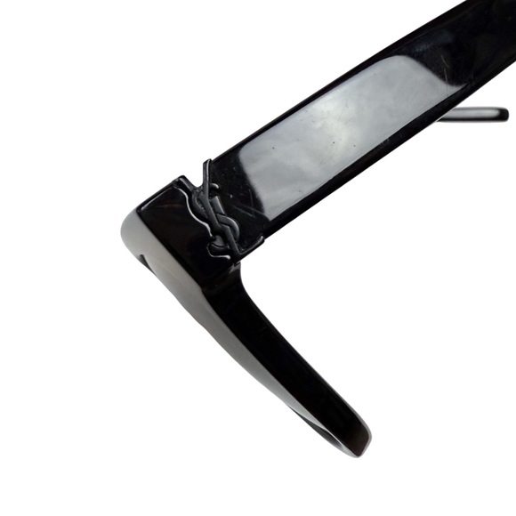 Saint Laurent YSL Logo SL M40 Sunglasses Black with Leather Case - Picture 11 of 16